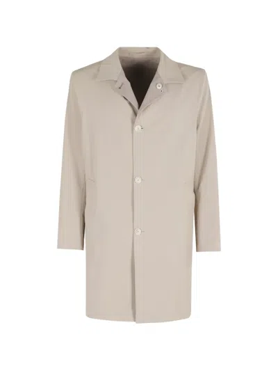 Kired Buttoned Coat In Neutral