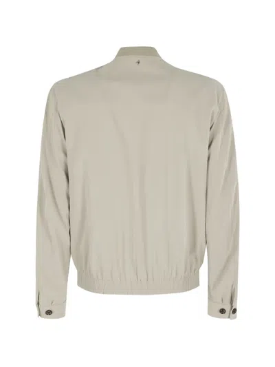 Montecore Zip-fastening Jacket In Neutral