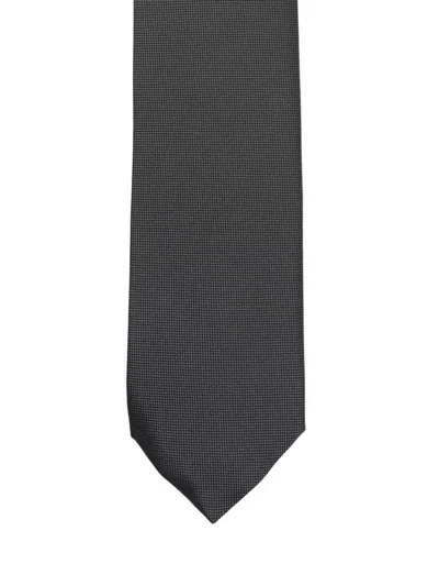 Sapio Dotted Essential Tie In Gray