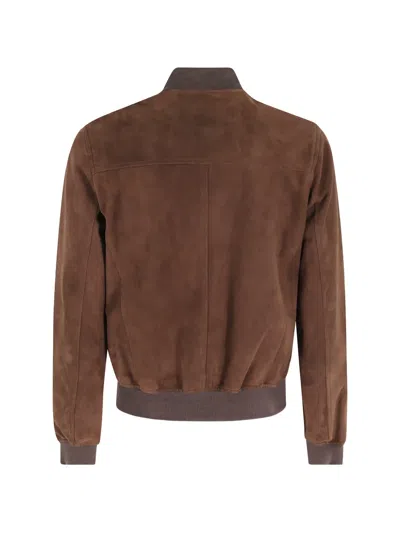 Stewart Buttoned Flap-pocket Suede Jacket In Metallic