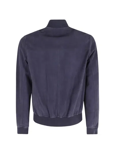 Stewart Buttoned Suede Jacket In Gold