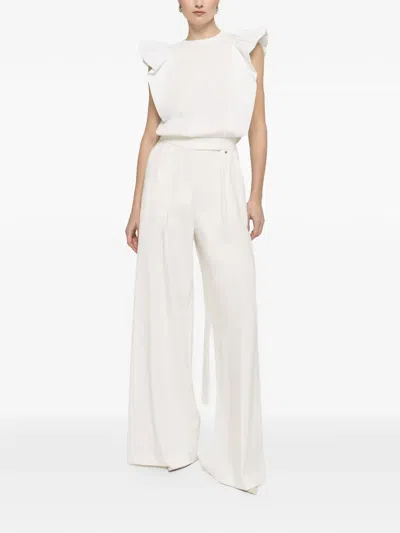 Nissa Ruffled Top In White