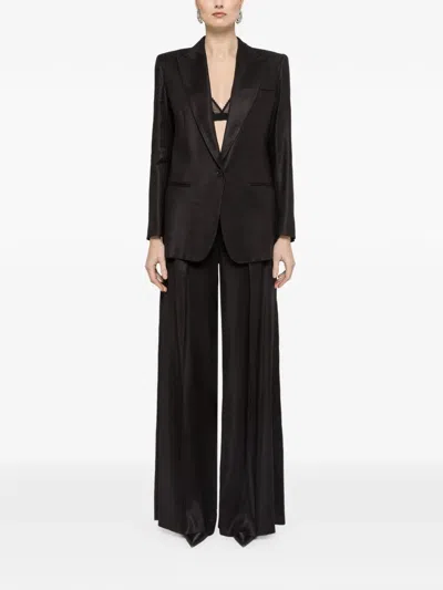 Nissa Single-breasted Blazer In Blue