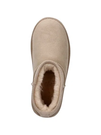 Emu Australia Stinger Micro Flatform Boots In Neutral