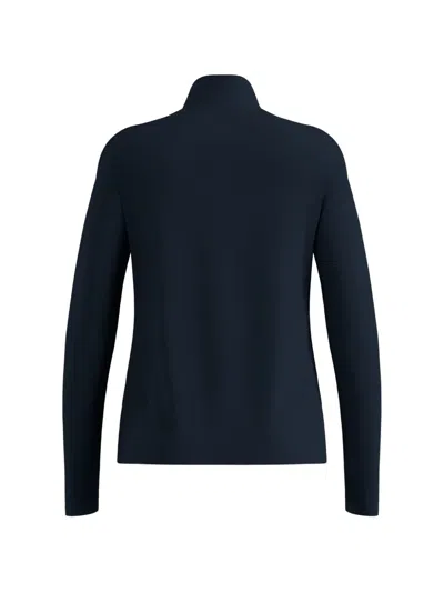 Odlo Besso Half-zip Mid Layer In Blue