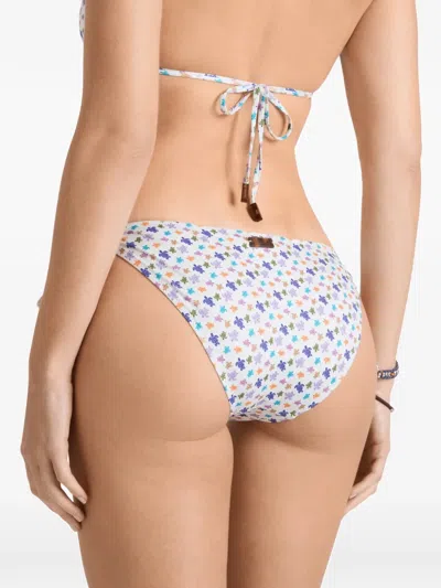 Vilebrequin Women Side Tie Bikini Bottom Micro Ronde Des Tortues In Multi