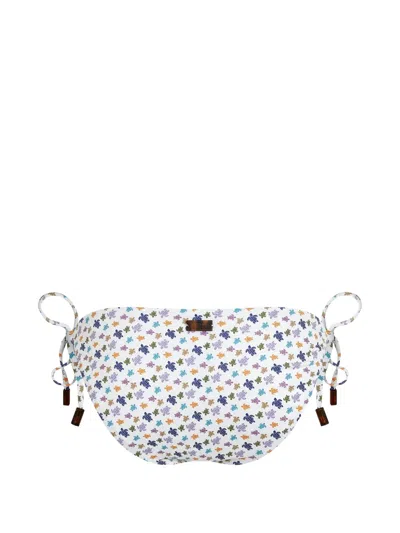 Vilebrequin Women Side Tie Bikini Bottom Micro Ronde Des Tortues In Multi
