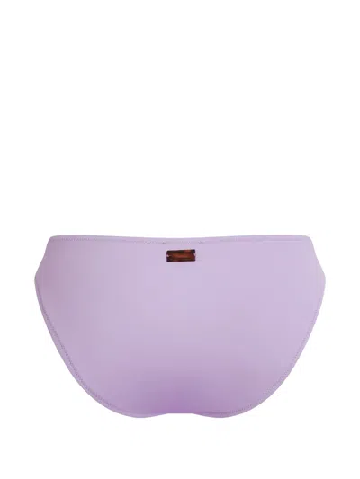 Vilebrequin Minimalist Solid Colour Bikini Bottoms In Purple