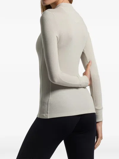 Rewoolution Norma Waffle-texture Performance Top In Neutral