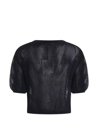 Antonelli Sweaters Blue And Green In Blue