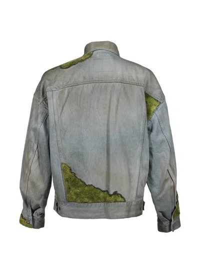 Doublet Blue Denim Jacket In Blue