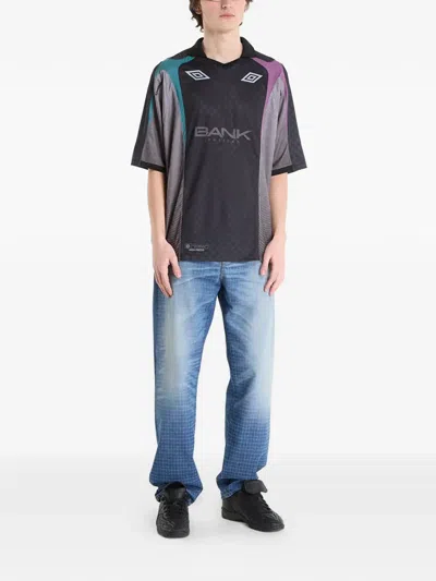 Umbro Checked Jeans In Blue