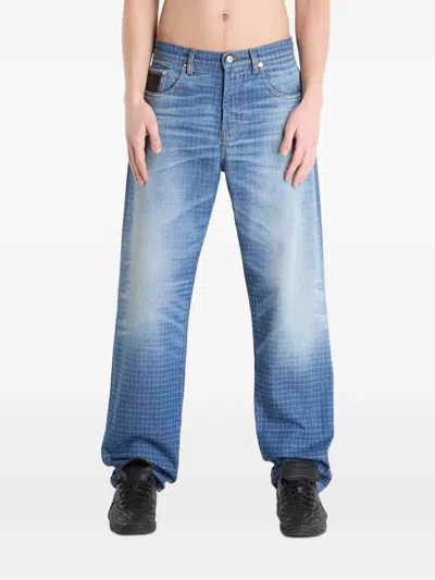 Umbro Checked Jeans In Blue