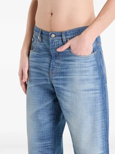 Umbro Checked Jeans In Blue