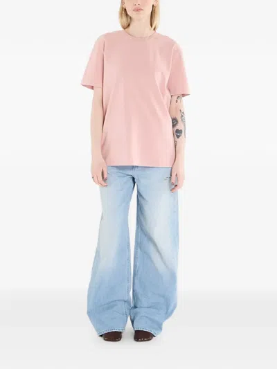 Apc Printed T-shirt In Pink