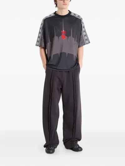 Umbro Technical Ripstop T-shirt With Logo In Black