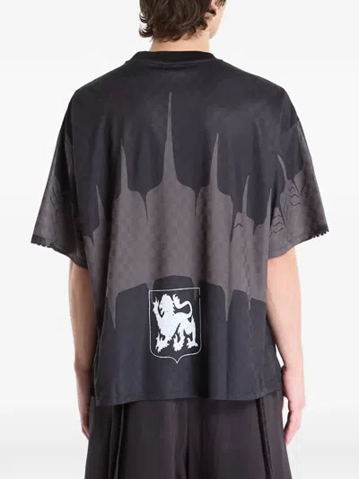 Umbro Technical Ripstop T-shirt With Logo In Black