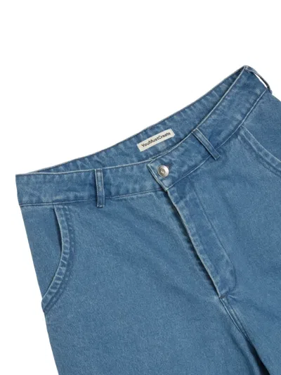 Ymc You Must Create Twisted Short In Blue