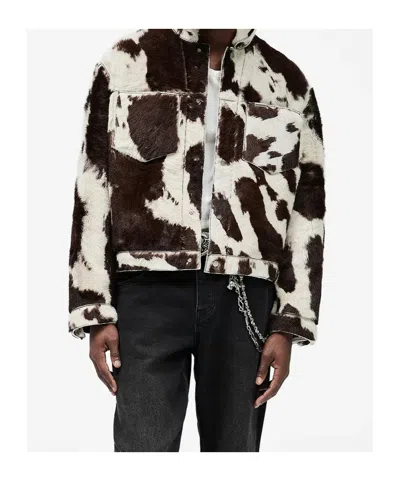 Represent Long Sleeve Jacket In Brown