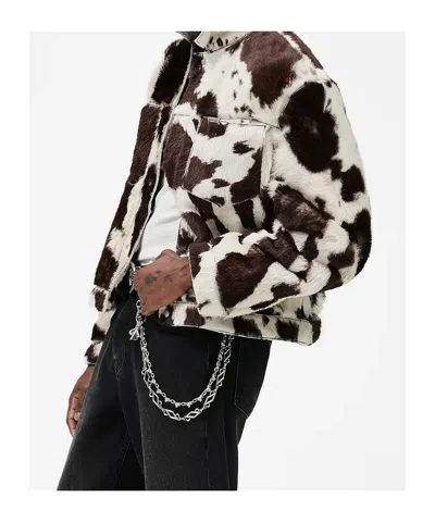 Represent Long Sleeve Jacket In Brown