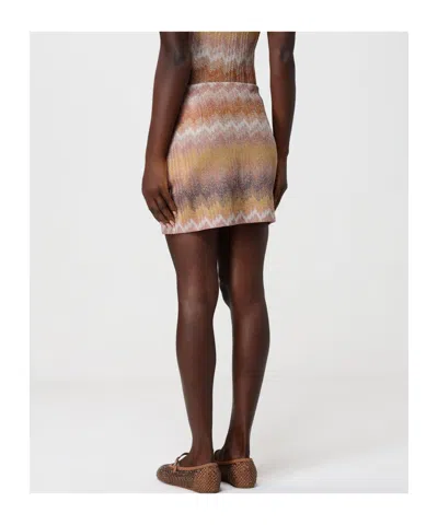 Missoni Chevron-pattern Mini Skirt In Multi