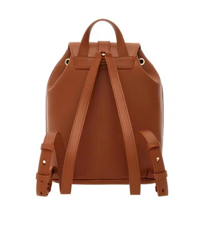 Ferragamo Medium Backpack In Brown
