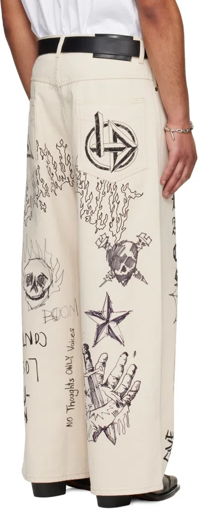 Lu'u Dan Belt-loop Jeans In Neutral