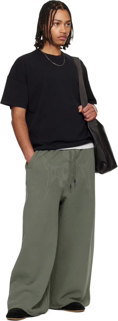 Lu'u Dan Bontan Drawstring Sweatpants In Green