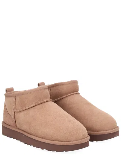 Ugg Boot Classic Ultra Mini In Brown