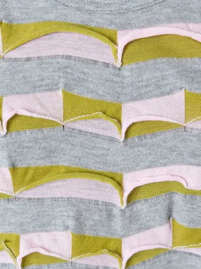 Junya Watanabe Patchwork Tank Top In Gray