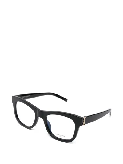Saint Laurent Square-frame Glasses In Black