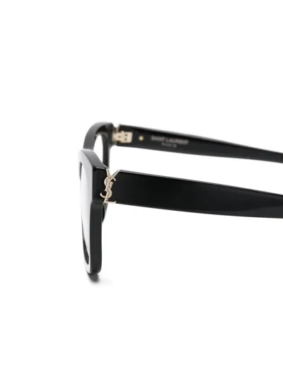 Saint Laurent Square-frame Glasses In Black