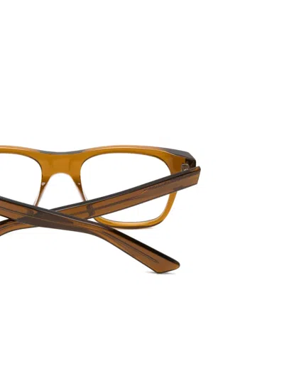 Saint Laurent Square-frame Glasses In Metallic