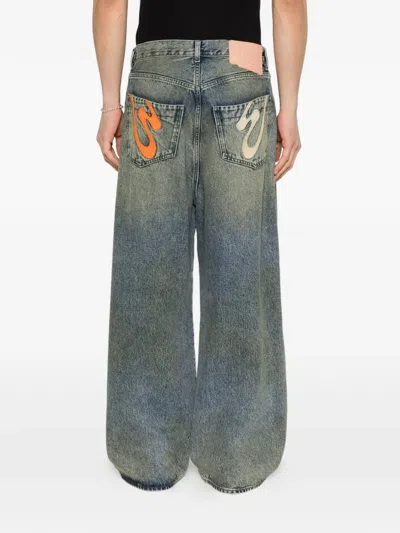 Pdf Front-pleat Jeans In Blue