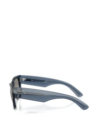 Ray Ban Square Frame Sunglasses In Blue
