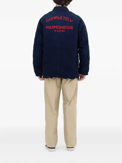 Visvim Indigo Logo Jacket In Blue