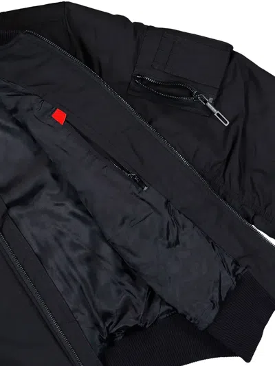 032c Zip-up Bomber Jacket In Black