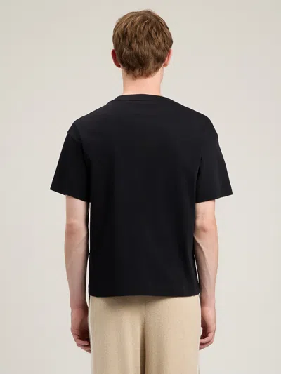 Palm Angels Cotton Crew Neck T Shirt Teddy Bear In Black