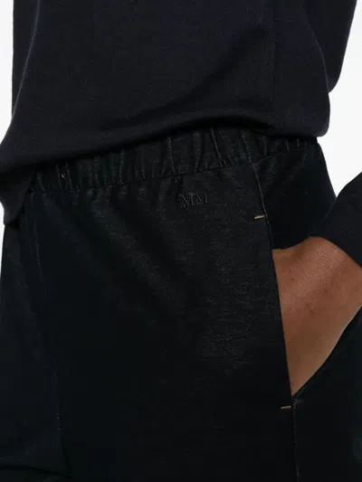 Max Mara Elasticated Trim Trousers In Blue