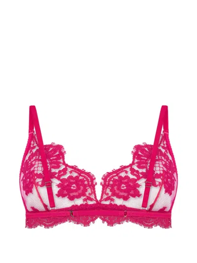 Dsquared2 Pink Lace Bra In Pink