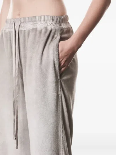 Thom Krom Elasticated Drawstring Pants In Gray