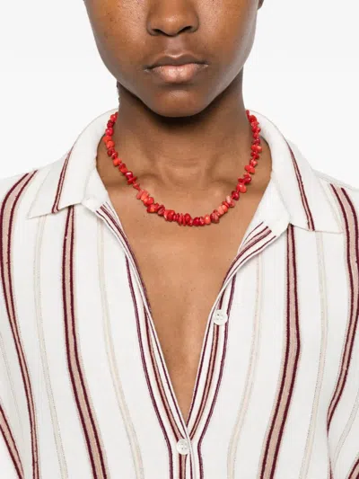 Bompard Striped Button Shirt In Multi