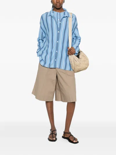 Bompard Striped Shirt In Multi