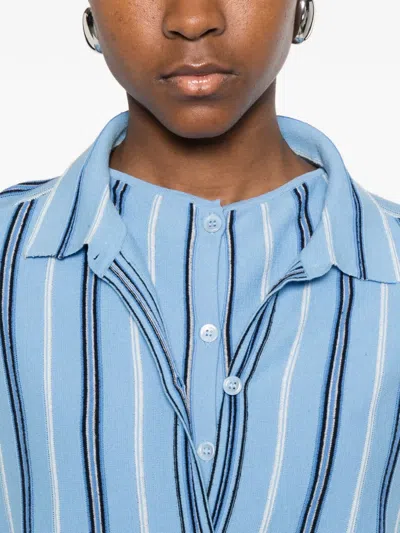 Bompard Striped Shirt In Multi