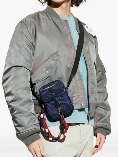 Dsquared2 Heritage Shoulder Bag In Blue