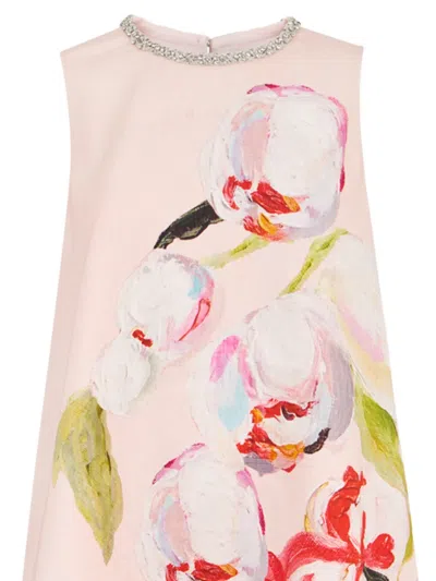 Acler Anglesey Floral Embellished Mini Dress In Pink