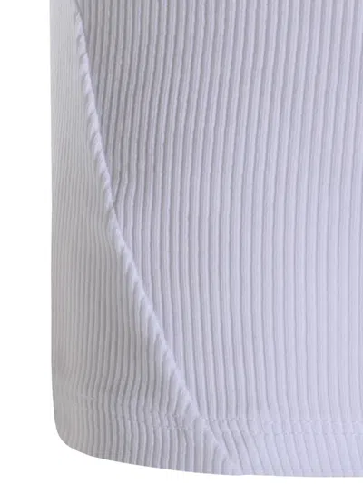 Rag & Bone Ribbed T-shirt In White