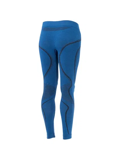 Accapi Ergowool Patterned Wool Leggings In Blue