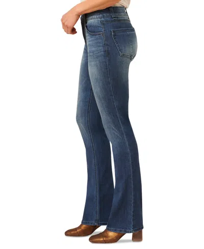 Democracy Petite Mid-rise "ab"solution Bootcut Jeans In Blue