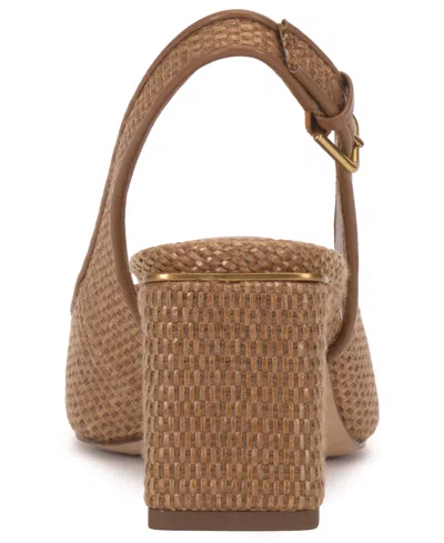 Vince Camuto Hamden Pointed Toe Slingback Pump In Brown